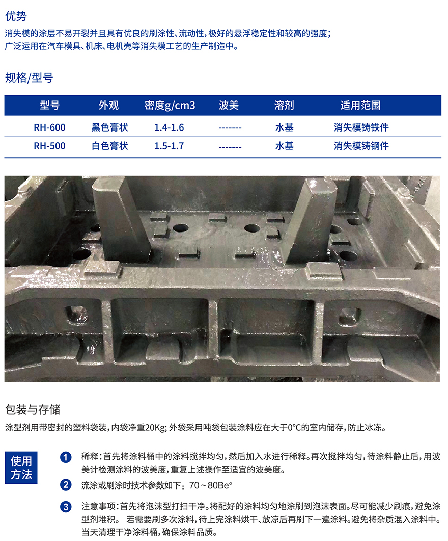 水基消失模涂型劑